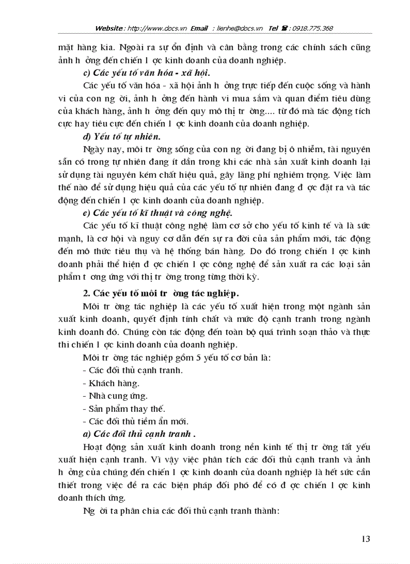 image for page Một số giải pháp chủ yếu góp phần nâng cao hiệu quả của việc xây dựng và thực hiện chiến lược kinh doanh của Công ty 20