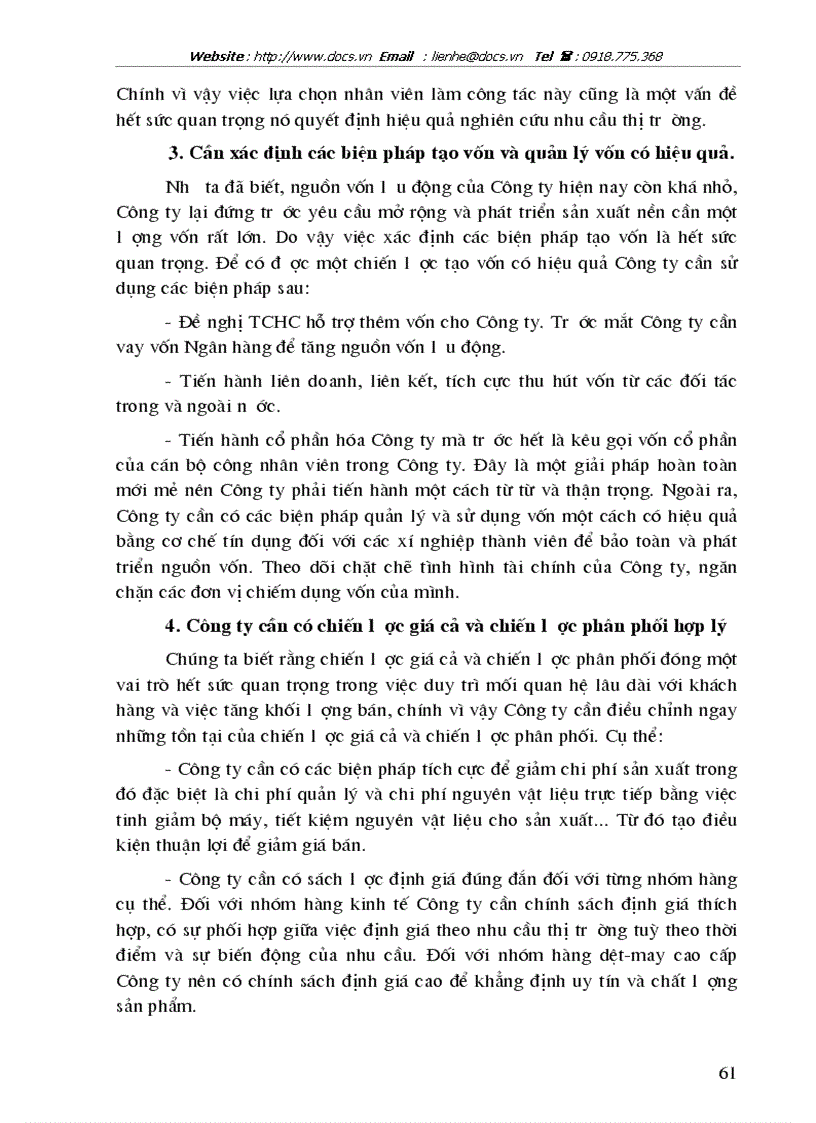 image for page Một số giải pháp chủ yếu góp phần nâng cao hiệu quả của việc xây dựng và thực hiện chiến lược kinh doanh của Công ty 20