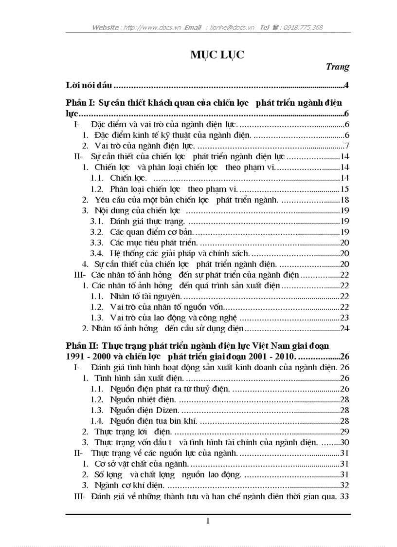image for page Một số giải pháp thực hiện chiến lược phát triển ngành Điện lực giai đoạn 2001 2010