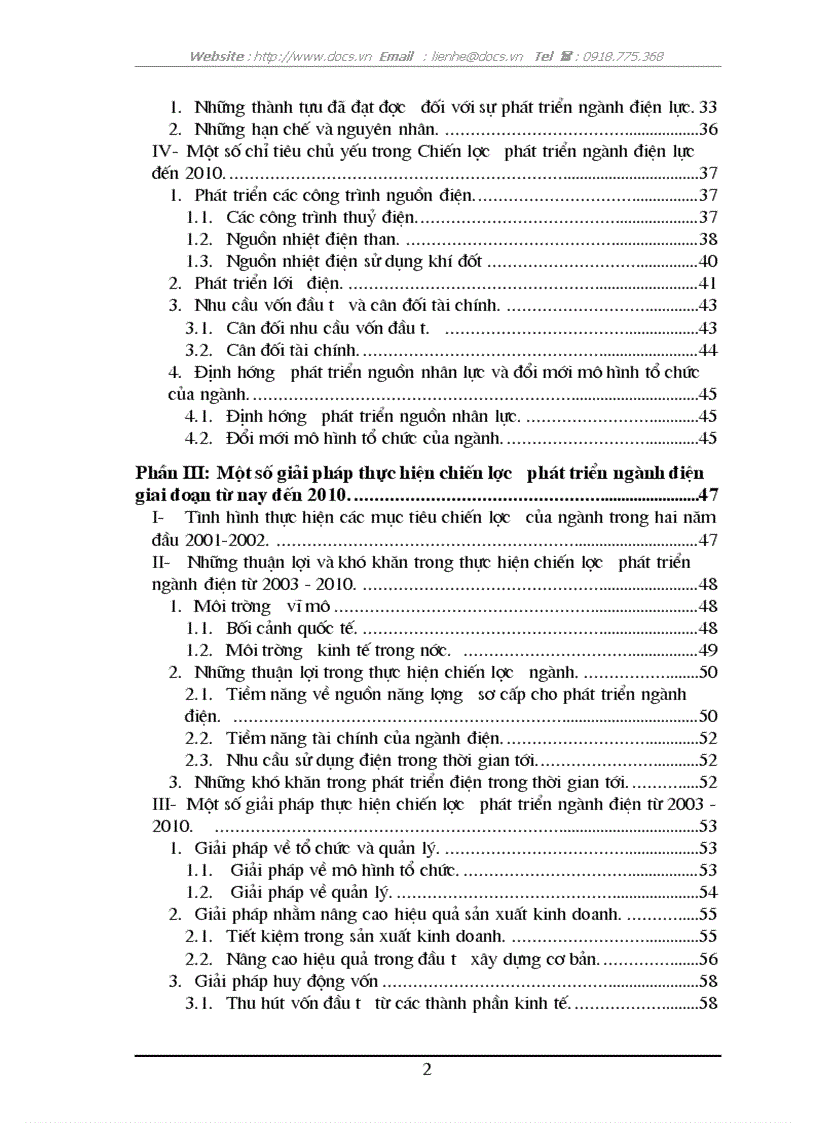 image for page Một số giải pháp thực hiện chiến lược phát triển ngành Điện lực giai đoạn 2001 2010