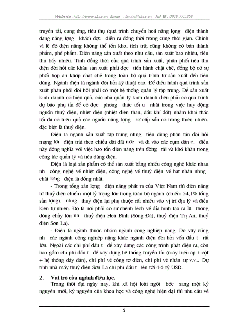 image for page Một số giải pháp thực hiện chiến lược phát triển ngành Điện lực giai đoạn 2001 2010