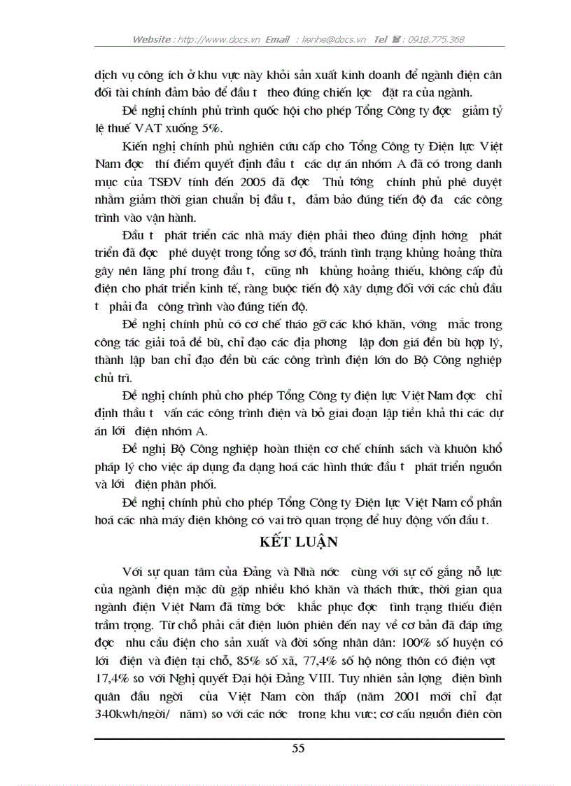 image for page Một số giải pháp thực hiện chiến lược phát triển ngành Điện lực giai đoạn 2001 2010