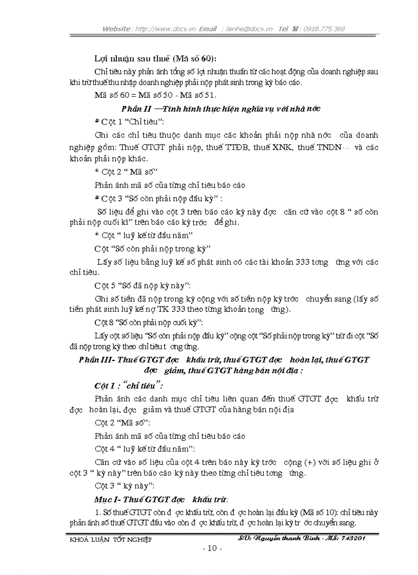 image for page Lập kiểm tra và phân tích các chỉ tiêu tài chính chủ yếu trên Báo cáo tài chính với việc tăng cường quản lý doanh nghiệp tại Công Ty TNHH XNK Nam Kỳ