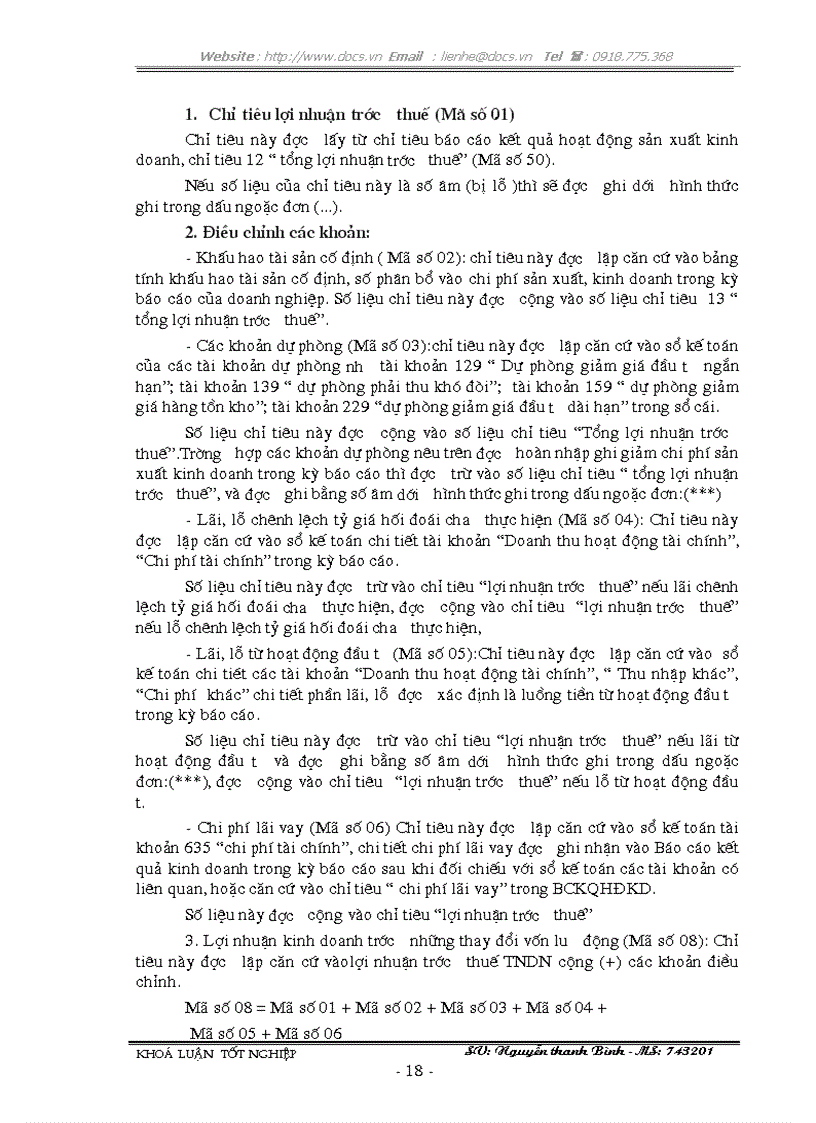 image for page Lập kiểm tra và phân tích các chỉ tiêu tài chính chủ yếu trên Báo cáo tài chính với việc tăng cường quản lý doanh nghiệp tại Công Ty TNHH XNK Nam Kỳ
