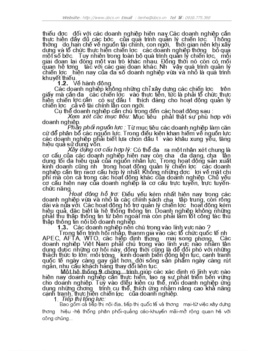 image for page Quản lý chiến lược trong các doanh nghiệp vừa và nhỏ ở Việt Nam hiện nay