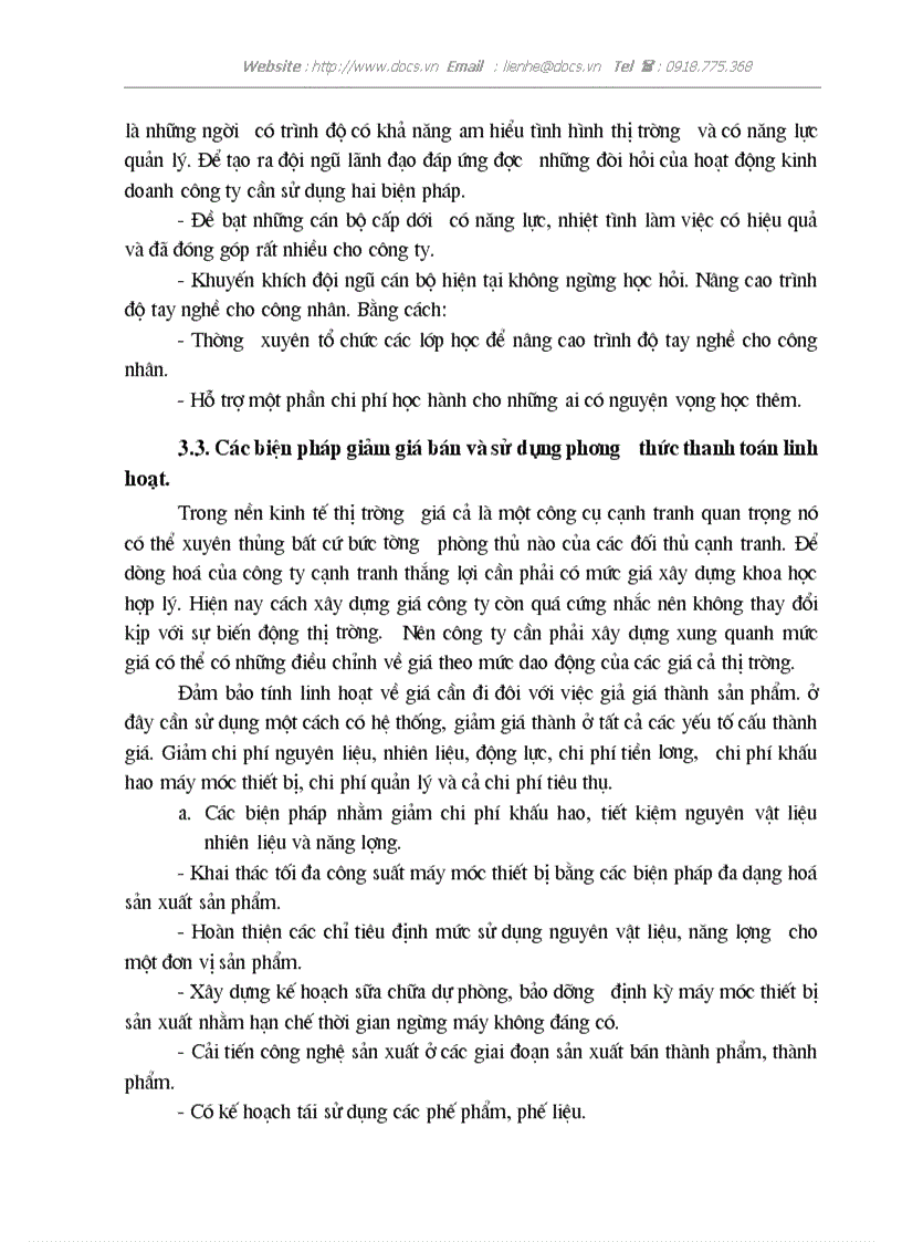 image for page Một số biện pháp nhằm hạ giá thành sản phẩm tại công ty Pin Hà Nội