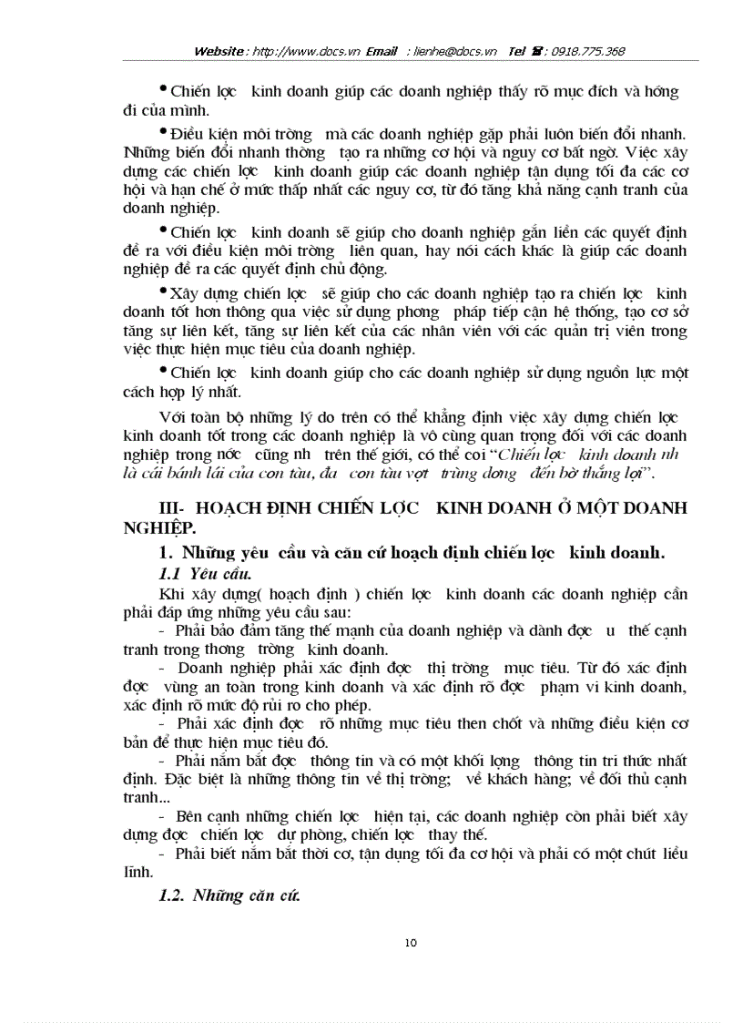 image for page Hoạch định chiến lược kinh doanh ở Tổng Công ty Xây dựng Sông Đà đến năm 2010