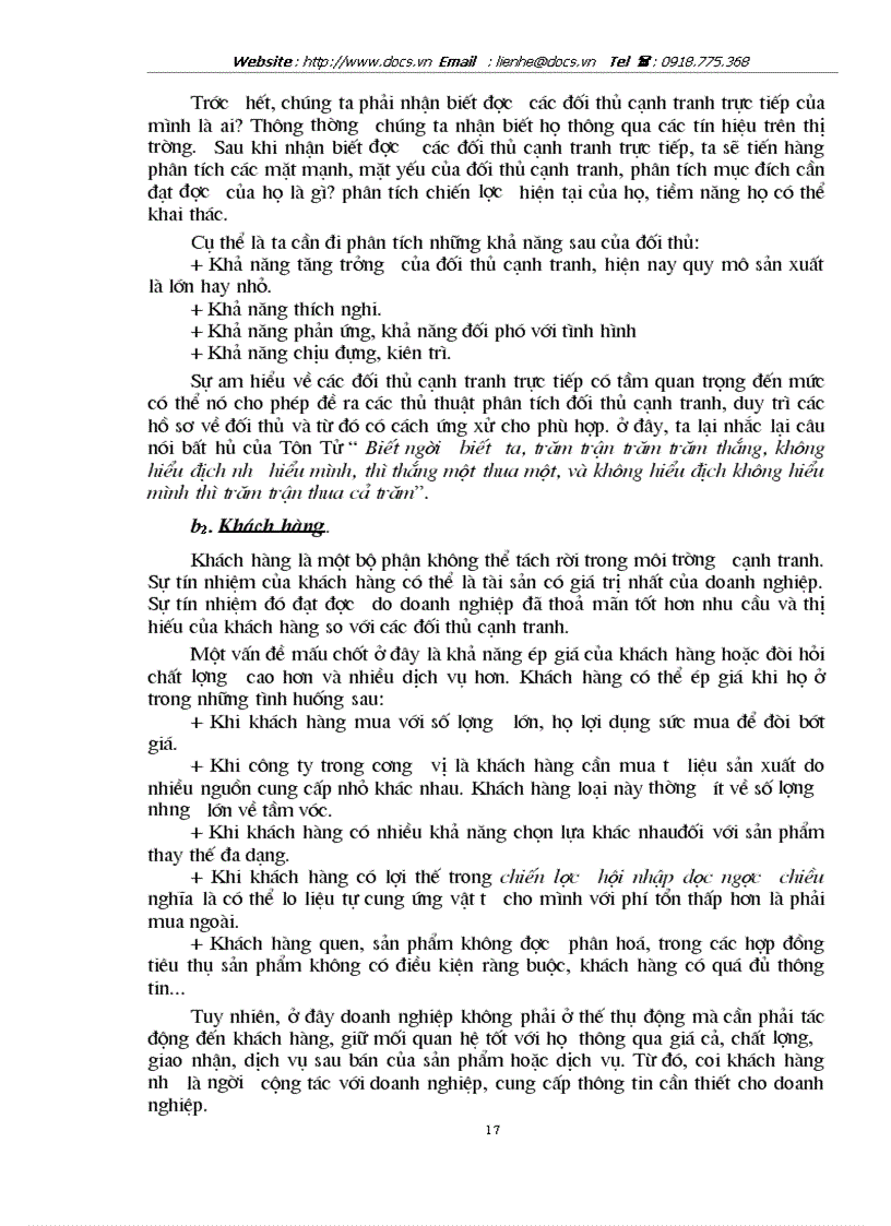 image for page Hoạch định chiến lược kinh doanh ở Tổng Công ty Xây dựng Sông Đà đến năm 2010