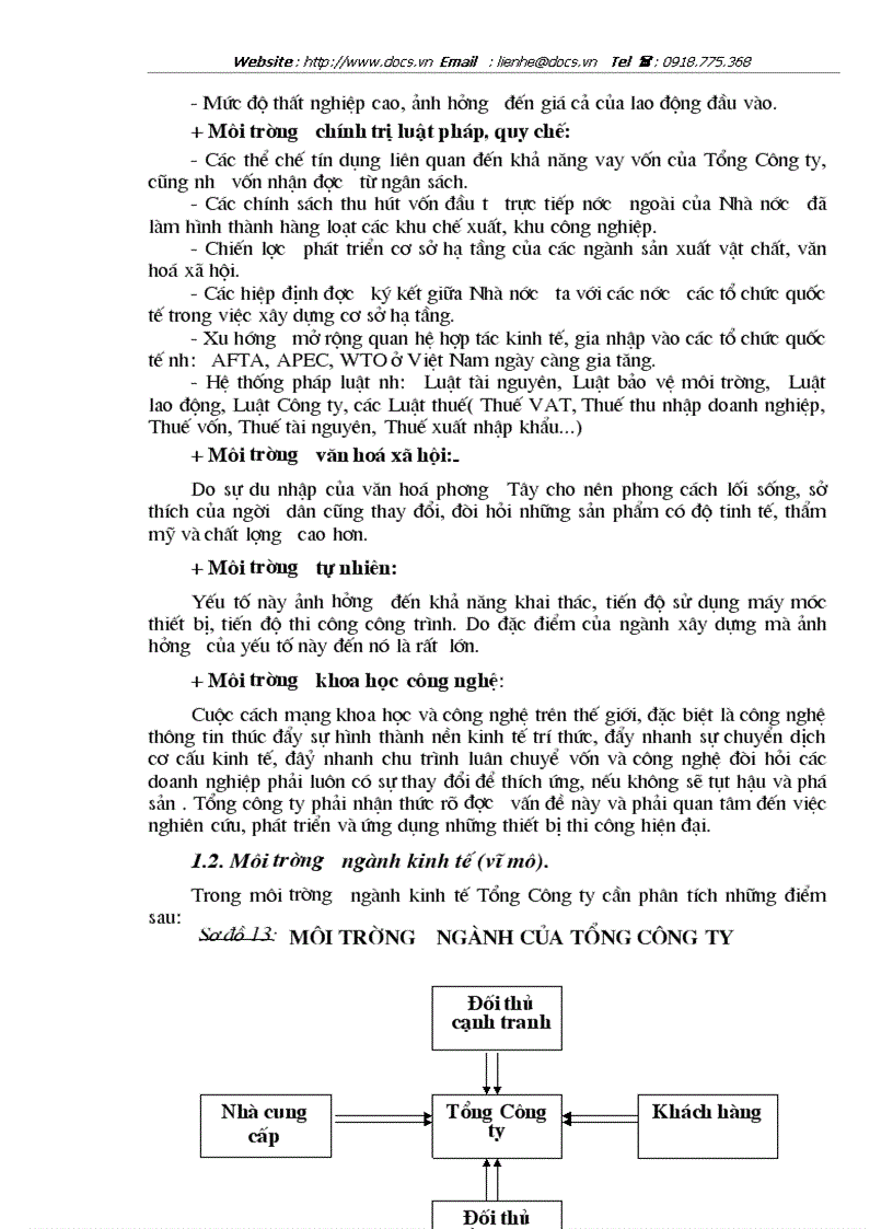 image for page Hoạch định chiến lược kinh doanh ở Tổng Công ty Xây dựng Sông Đà đến năm 2010