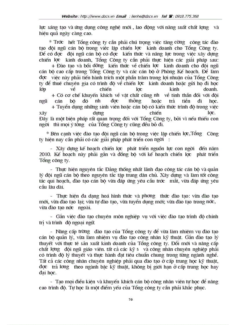 image for page Hoạch định chiến lược kinh doanh ở Tổng Công ty Xây dựng Sông Đà đến năm 2010