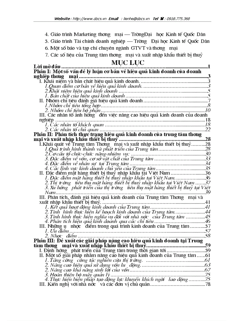 image for page Một số biện pháp nhằm nâng cao hiệu quả kinh doanh của Trung tâm thương mại và xuất nhập khẩu thiết bị thuỷ