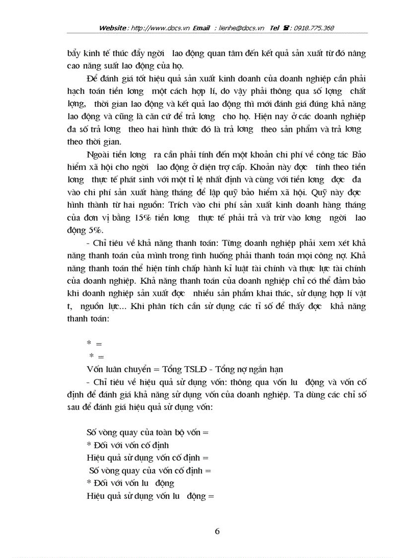 image for page Đánh giá hiệu quả sản xuất kinh doanh ở Công ty than Mạo Khê