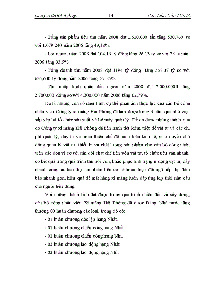 image for page Một số giải pháp nhằm đẩy mạnh công tác tiêu thụ sản phẩm ở công ty xi măng Hải Phòng