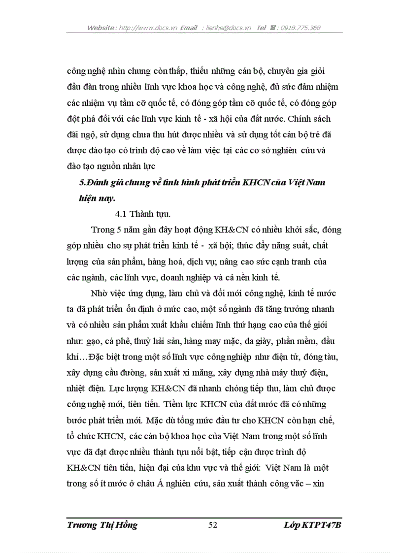 image for page Giải pháp phát triển khoa học công nghệ nhằm duy trì tốc độ tăng trưởng kinh tế Việt Nam trong bối cảnh suy thoái kinh tế toàn cầu