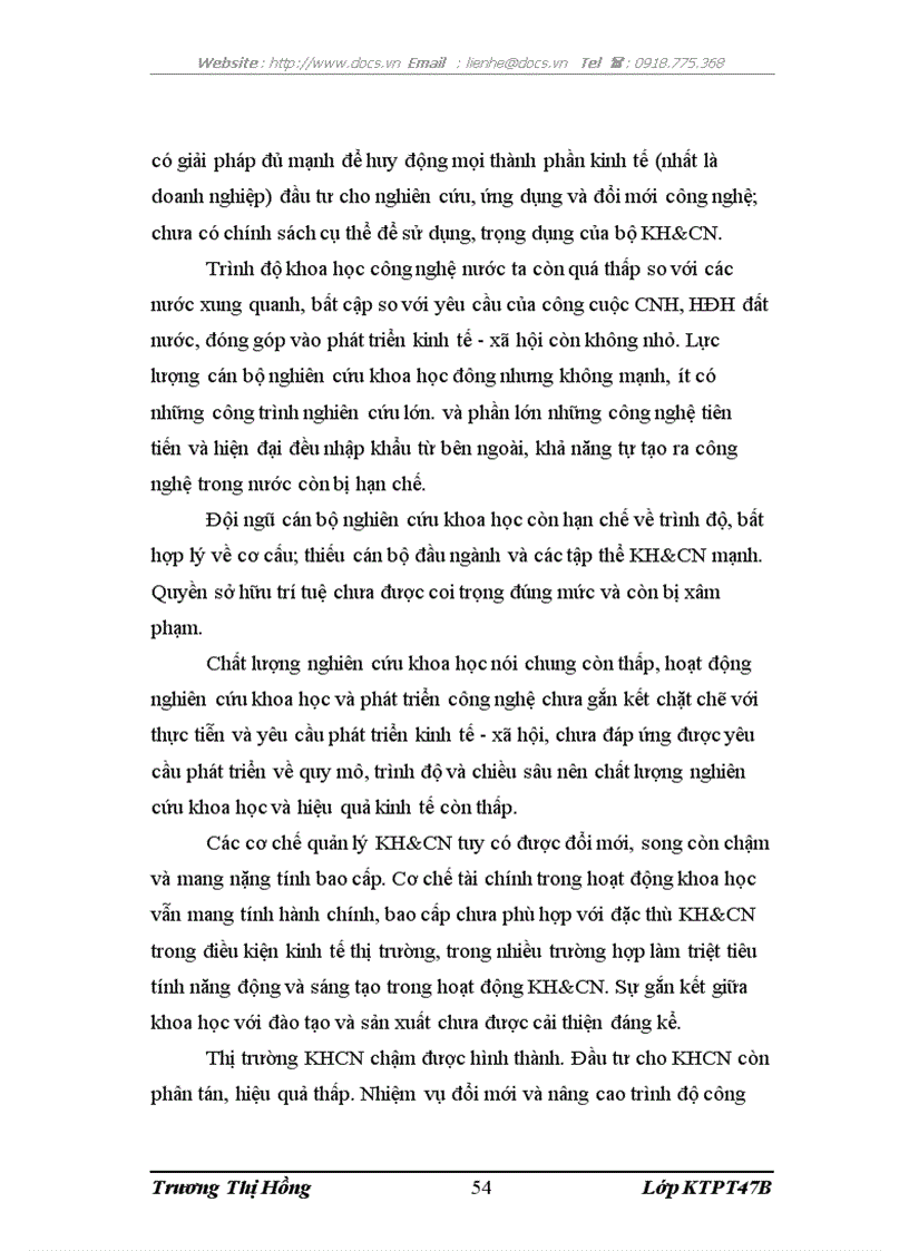 image for page Giải pháp phát triển khoa học công nghệ nhằm duy trì tốc độ tăng trưởng kinh tế Việt Nam trong bối cảnh suy thoái kinh tế toàn cầu