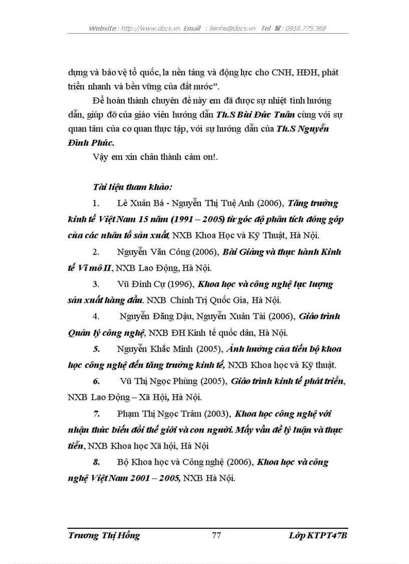 image for page Giải pháp phát triển khoa học công nghệ nhằm duy trì tốc độ tăng trưởng kinh tế Việt Nam trong bối cảnh suy thoái kinh tế toàn cầu