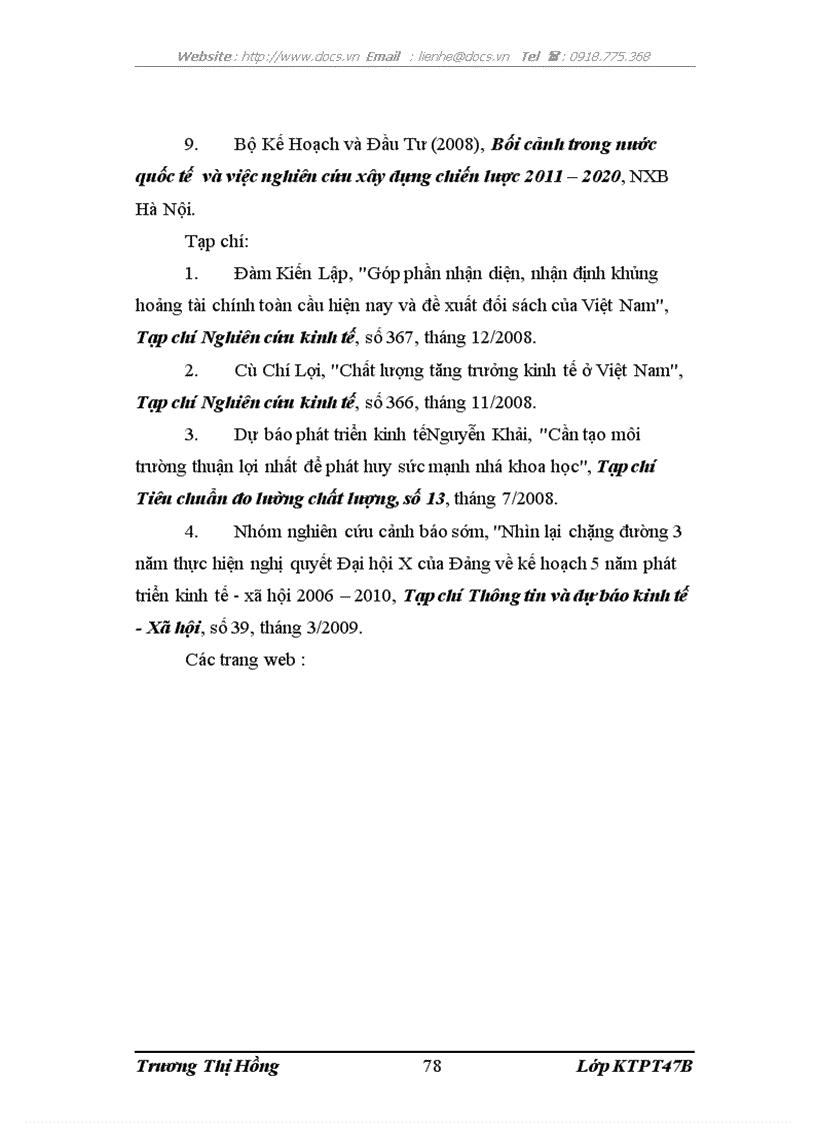 image for page Giải pháp phát triển khoa học công nghệ nhằm duy trì tốc độ tăng trưởng kinh tế Việt Nam trong bối cảnh suy thoái kinh tế toàn cầu