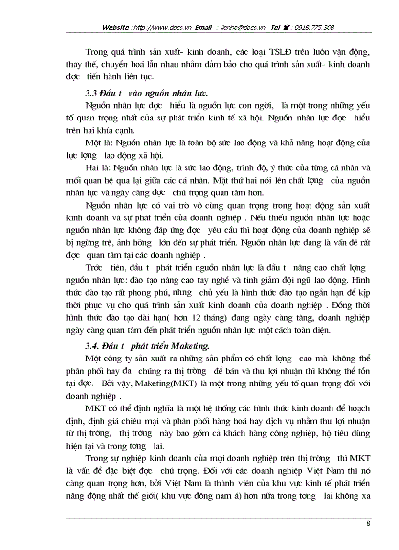 image for page Đầu tư nâng cao hiệu quả sản xuất kinh doanh ở công ty VLXD XNK Hồng Hà