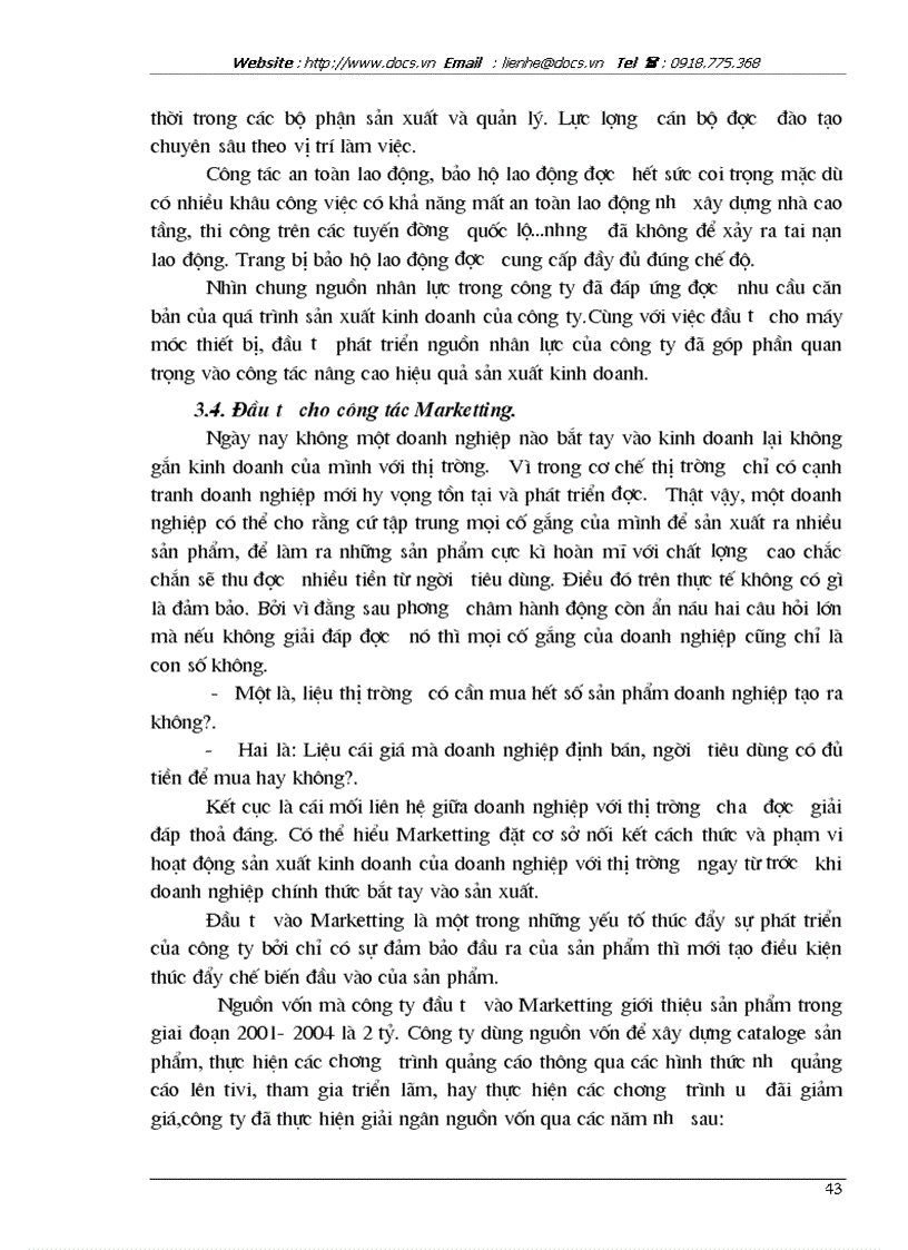 image for page Đầu tư nâng cao hiệu quả sản xuất kinh doanh ở công ty VLXD XNK Hồng Hà