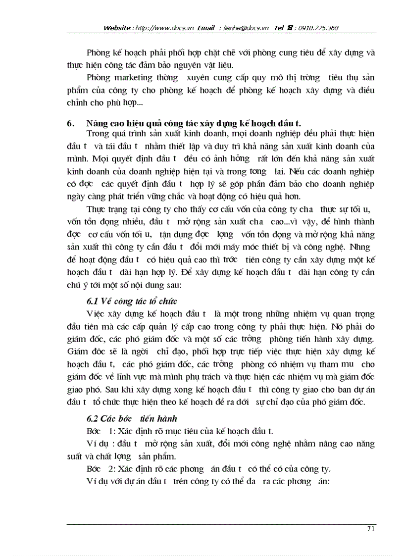 image for page Đầu tư nâng cao hiệu quả sản xuất kinh doanh ở công ty VLXD XNK Hồng Hà