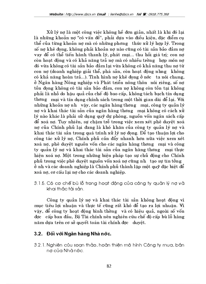 image for page Thực trạng hoạt động của C ty quản lý nợ khai thác tài sản ngânhàng NHNo PTNT AgriBank VN