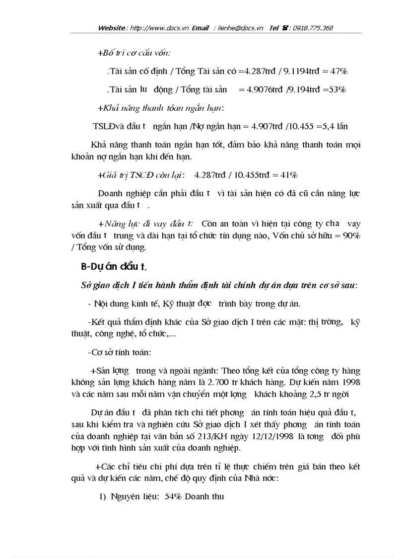 image for page Thẩm định dự án khía cạnh tài chính dự án đầu tư tại SGD ngânhàng NHĐT PT BIDV VN