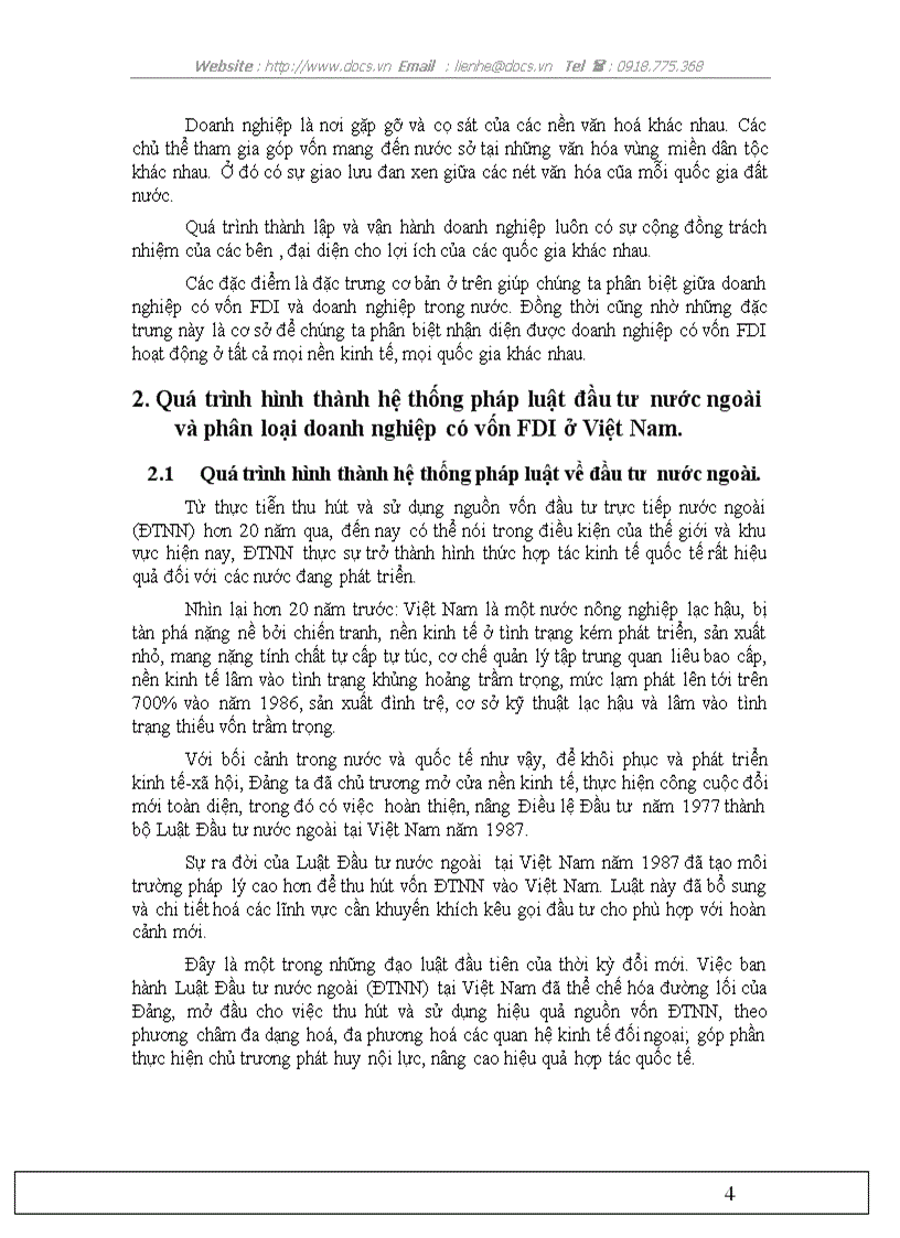 image for page Thực trạng thu hút sử dụng FDI từ 1988 2008 của Việt Nam