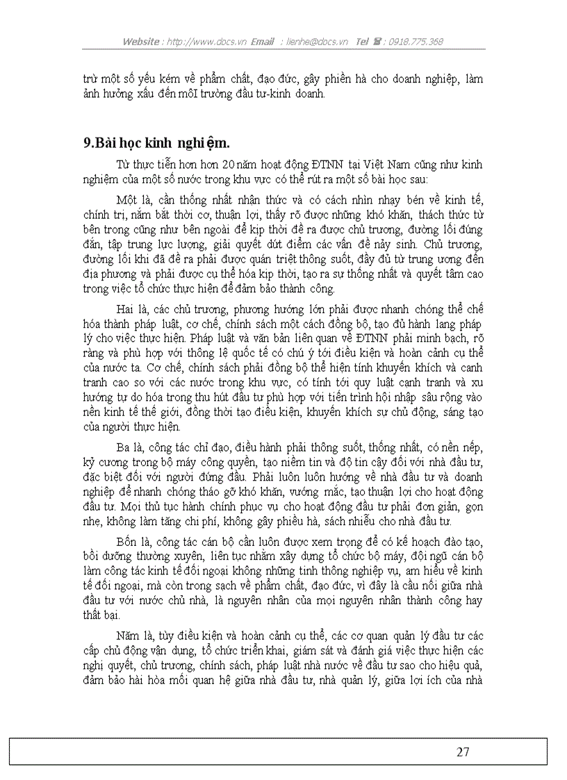 image for page Thực trạng thu hút sử dụng FDI từ 1988 2008 của Việt Nam