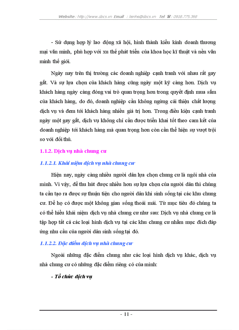 image for page Thực trạng công tác quản lý dịch vụ nhà chung cư tại C ty TNHH nhà nước 1 thành viên dịch vụ nhà ở khu đô thị xí nghiệp 3