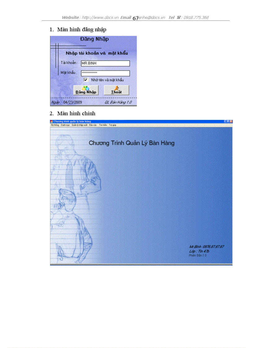 image for page Xây dựng phần mềm quản lý Bán hàng tại C ty TNHH Thương mại Dịch vụ Thuỷ Linh