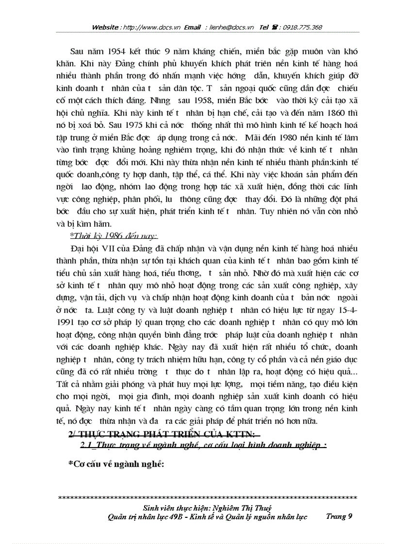 image for page Thực trạng và hướng phát triển kinh tế tư nhân theo định hướng XHCN