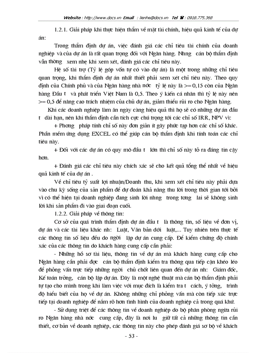 image for page Nâng cao chất lượng thẩm định dự án đầu tư tín dụng trung dài hạn tại Chi nhánh ngânhàng NHĐT PT BIDV Quảng Ninh