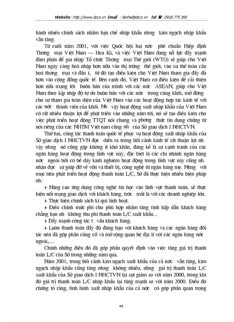 image for page 1số giải pháp nhằm phát triển hoạt động thanh toán theo phương thức tín dụng chứng từ L C tại SGD 1 ngânhàng NHCT VietinBank VN