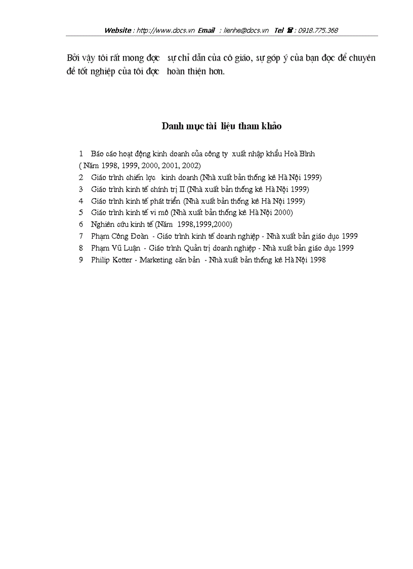 image for page Những giải pháp nâng cao khả năng cạnh tranh của một số mặt hàng xuất khẩu chủ yếu ở Tổng công ty xuất nhập khẩu Hoà Bình