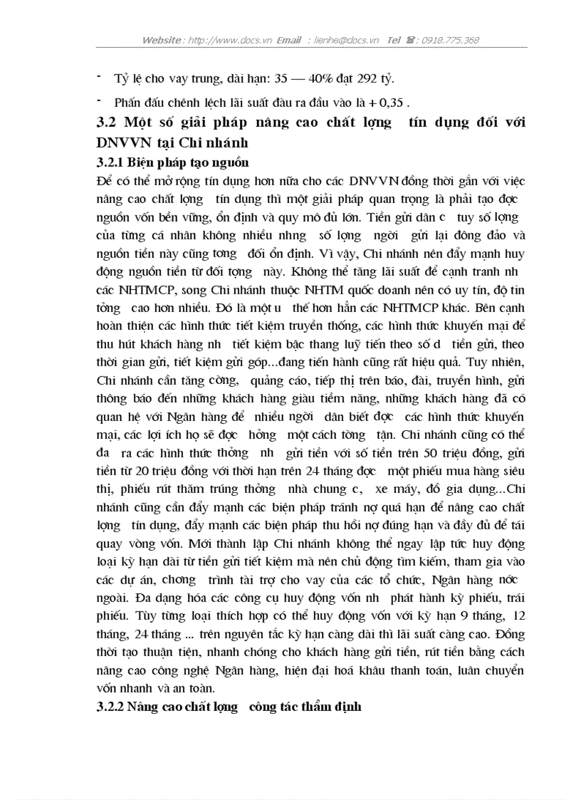 image for page Thực trạng giải pháp nâng cao chất lượng tín dụng đối với DNV N ở chi nhánh ngânhàng NHNo PTNT AgriBank Đông Hà Nội