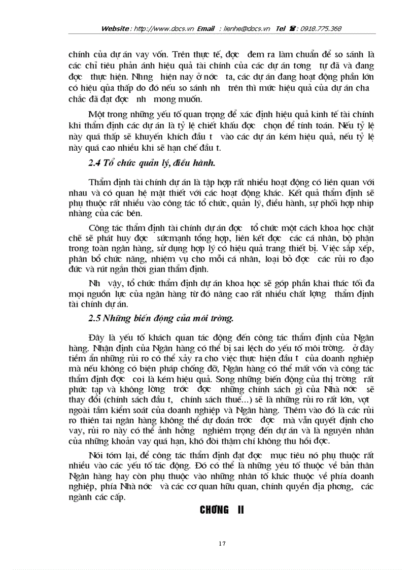 image for page Thực trạng giải pháp nâng cao chất lượng thẩm định tài chính dự án tại ngânhàng NHTMCP Ngoại Thương VietcomBank VN