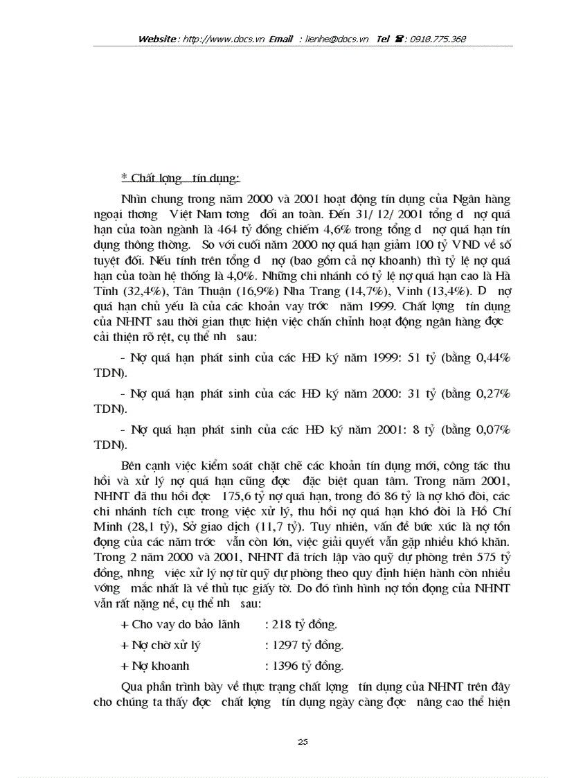 image for page Thực trạng giải pháp nâng cao chất lượng thẩm định tài chính dự án tại ngânhàng NHTMCP Ngoại Thương VietcomBank VN