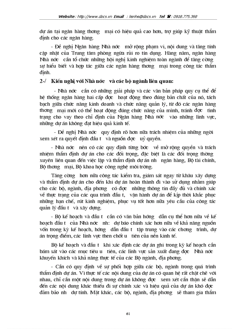 image for page Thực trạng giải pháp nâng cao chất lượng thẩm định tài chính dự án tại ngânhàng NHTMCP Ngoại Thương VietcomBank VN