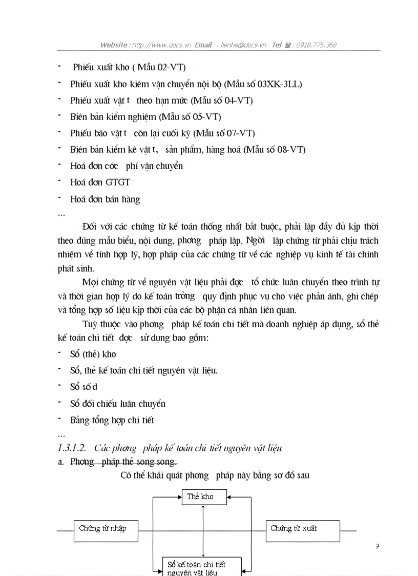 image for page Công tác kế toán nguyên vật liệu tại Xí nghiệp xây lắp II Công ty kinh doanh phát triển nhà Hà Nội