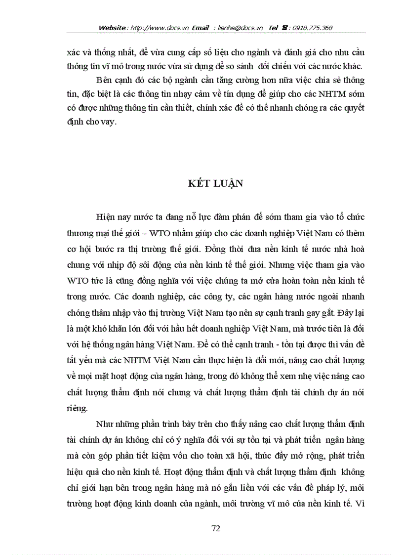 image for page Nâng cao chất lượng thẩm định tài chính dự án trong hoạt động cho vay trung dài hạn tại ngânhàng NHTMCP Hàng Hải MSB chi nhánh Hà Nội