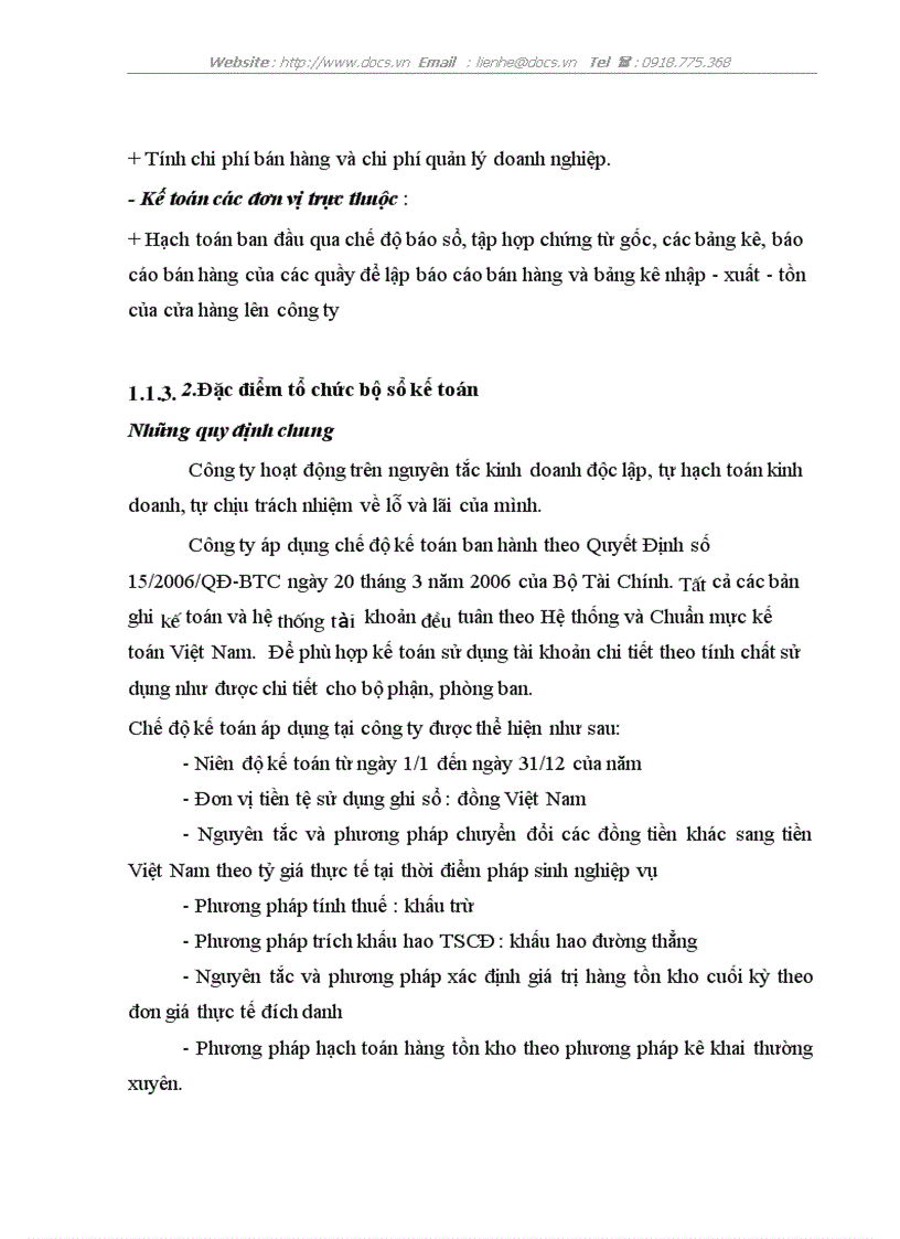 image for page Hoàn thiện hạch toán tiêu thụ hàng hoá xác định kết quả tiêu thụ hàng hoá tại C ty Thương mại XNK Đức Hiếu