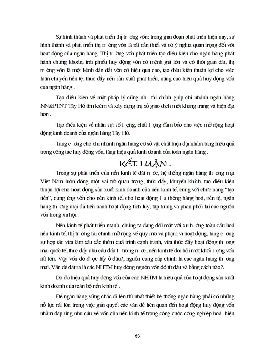 image for page 1số giải pháp kiến nghị nhằm nâng cao hiệu quả huy động vốn tại ngânhàng NHNo PTNT AgriBank Tây Hồ