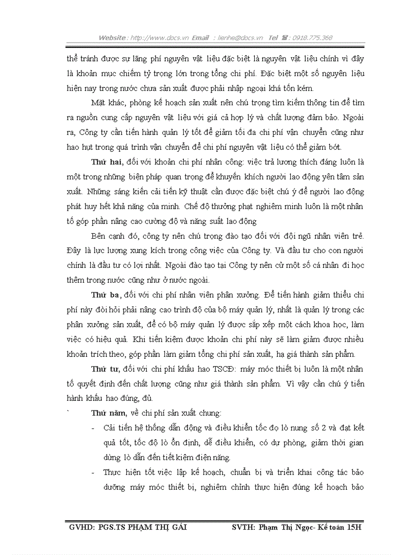 image for page Hoàn thiện hạch toán chi phí sản xuất và tính giá thành sản phẩm tại công ty tnhh vĩnh phúc