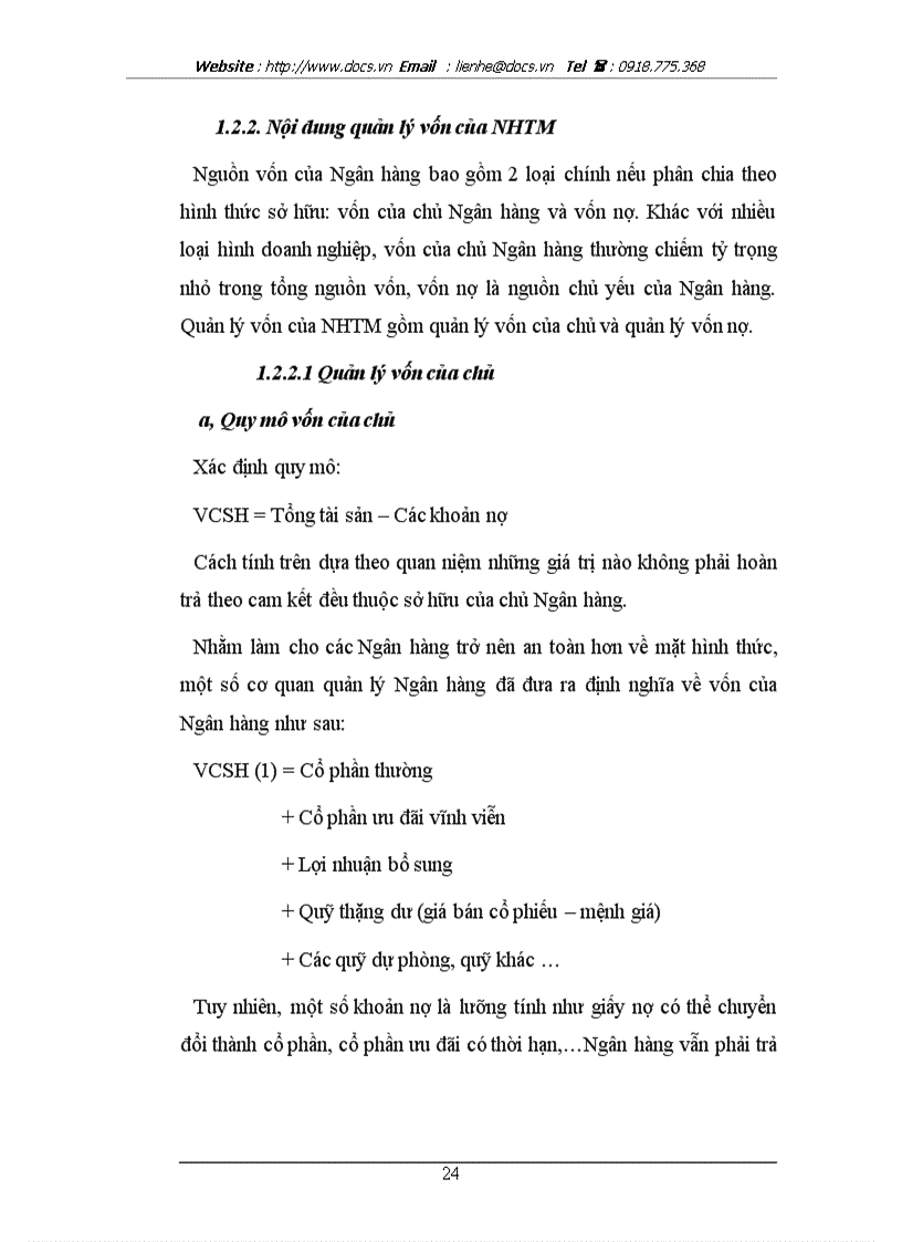 image for page Tăng cường công tác quản lý vốn tại ngânhàng NHTMCP Quân Đội MB