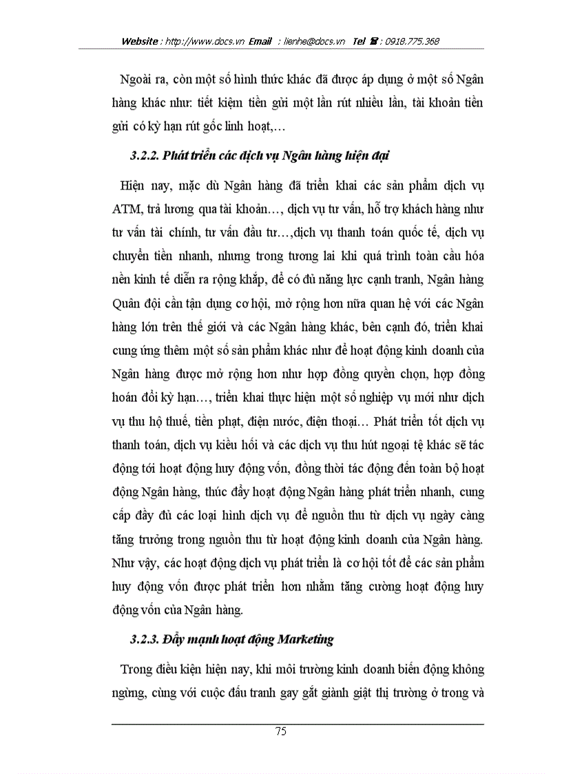 image for page Tăng cường công tác quản lý vốn tại ngânhàng NHTMCP Quân Đội MB