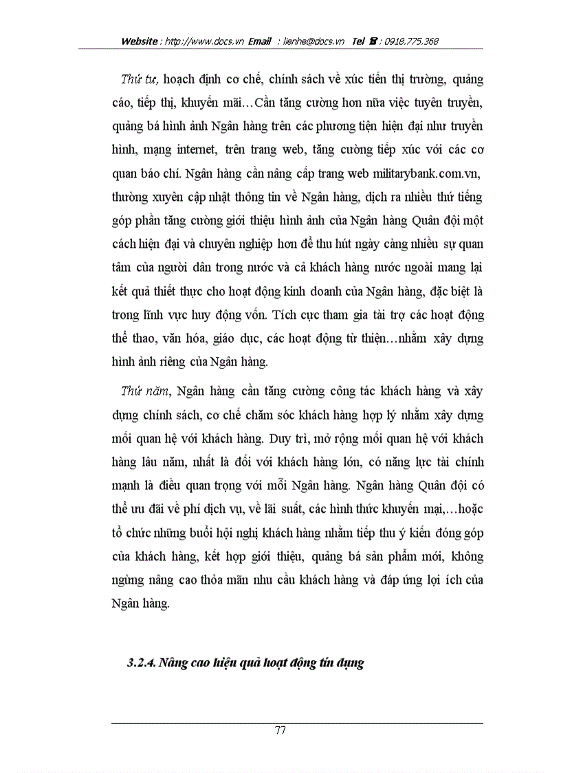 image for page Tăng cường công tác quản lý vốn tại ngânhàng NHTMCP Quân Đội MB