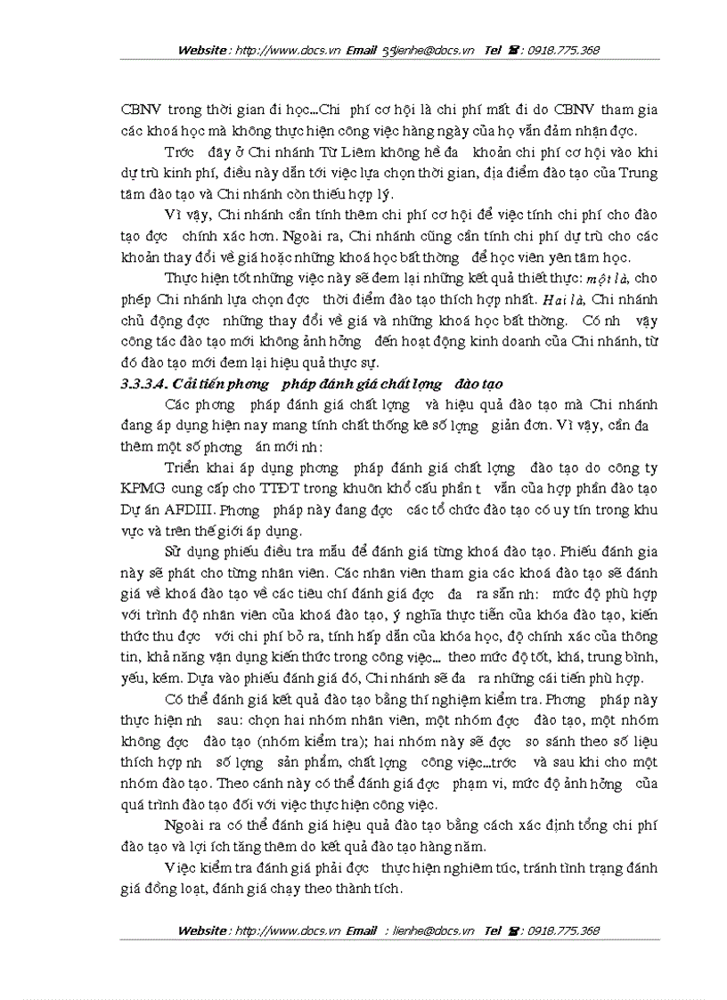 image for page Hoàn thiện công tác đào tạo nguồn nhân lực tại Chi nhánh ngân hàng NHNo PTNT AgriBank Từ Liêm