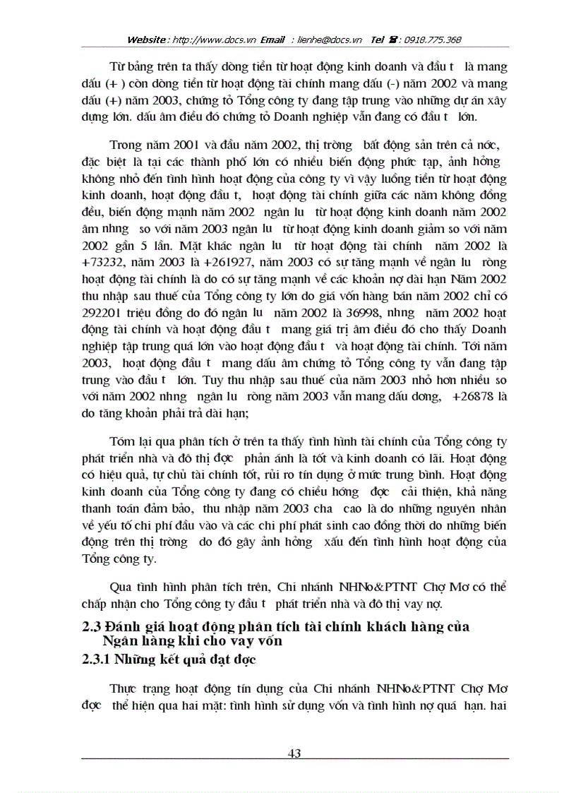 image for page Nâng cao chất lượng P tích tài chính đối với khách hàng vay vốn tại chi nhánh ngânhàng NHNo PTNT AgriBank Chợ Mơ