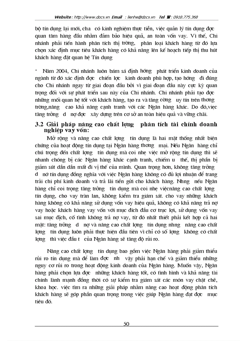 image for page Nâng cao chất lượng P tích tài chính đối với khách hàng vay vốn tại chi nhánh ngânhàng NHNo PTNT AgriBank Chợ Mơ