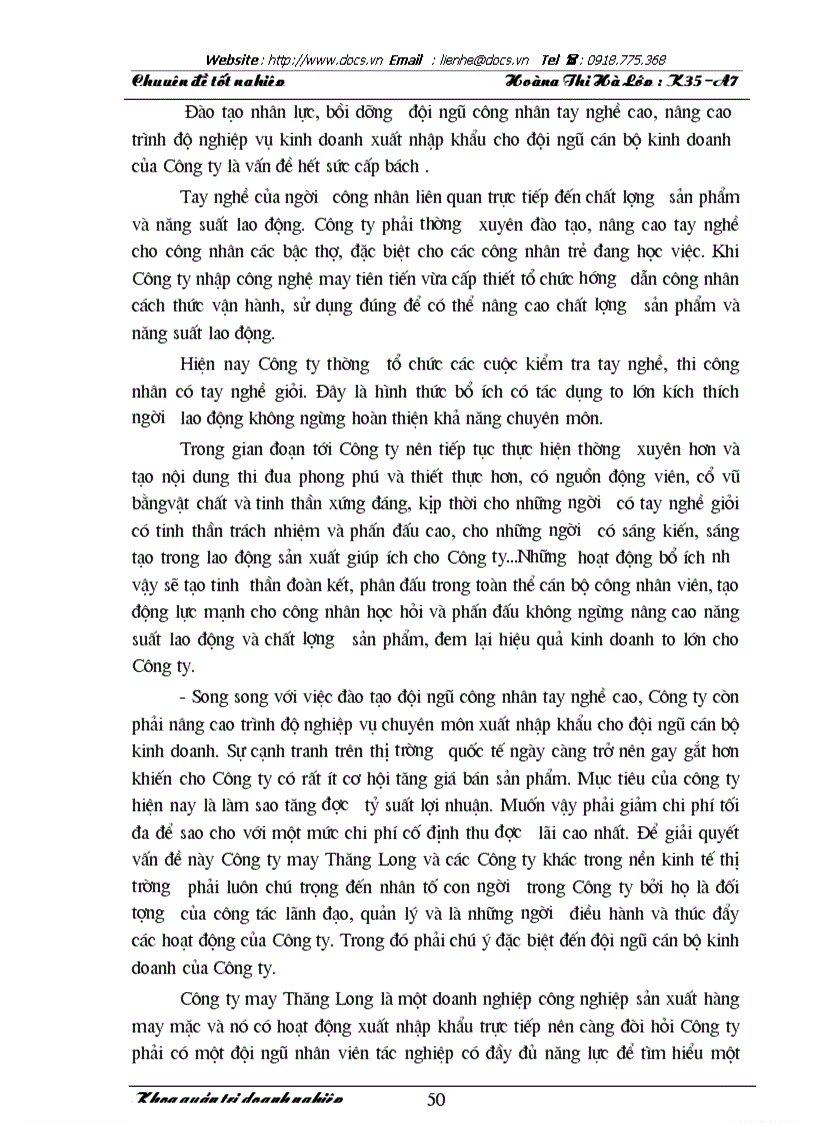 image for page Một số giải pháp nhằm thúc đẩy hoạt động xuất khẩu hàng may mặc ở công ty may Thăng Long